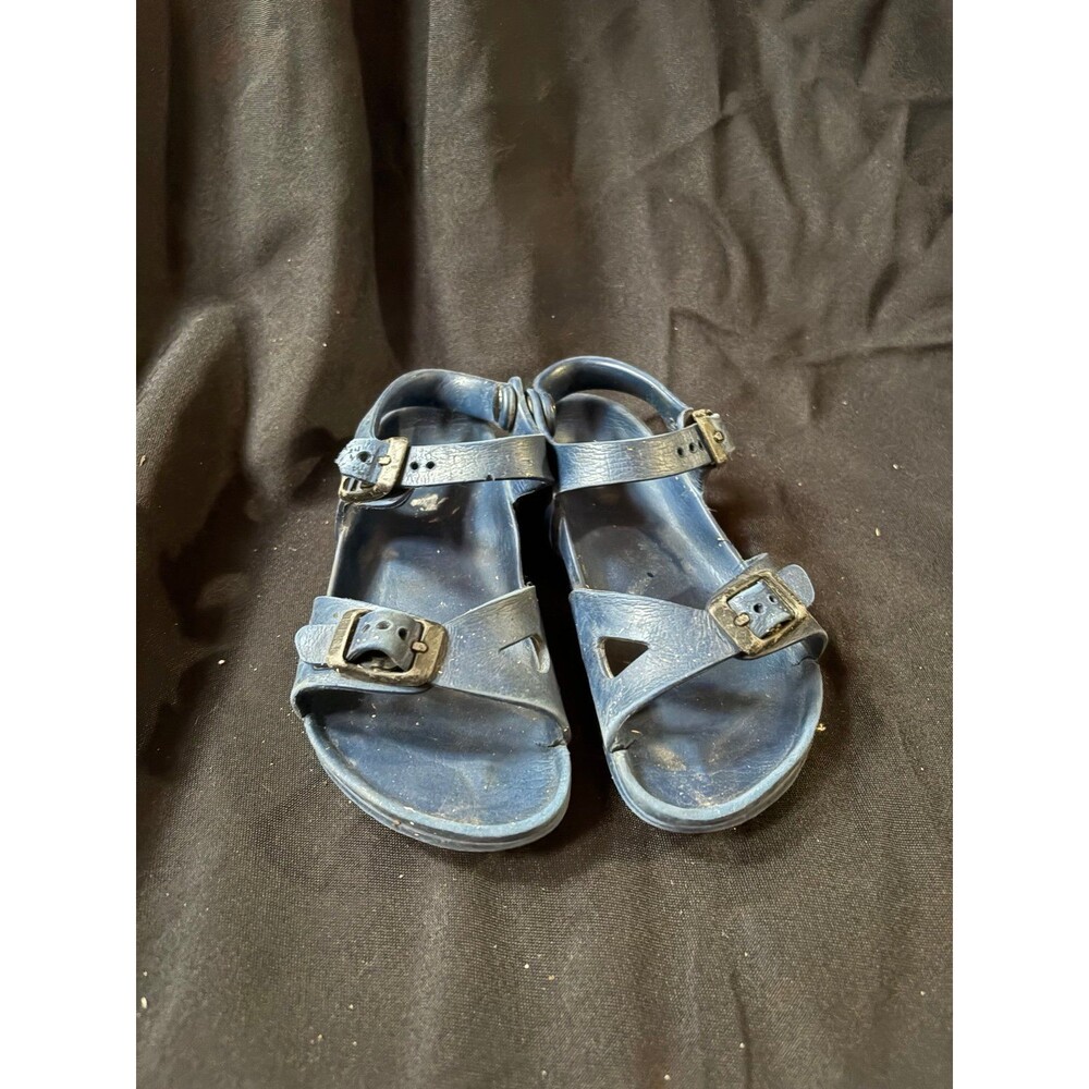 Birkenstock kids size 9 c EU 27 blue sandals